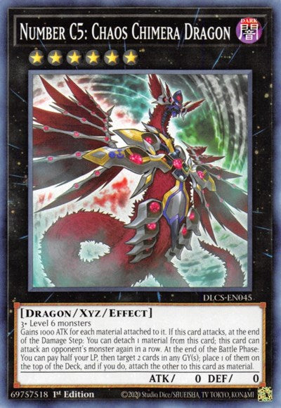Number C5: Chaos Chimera Dragon [DLCS-EN045] Common | Anubis Games and Hobby