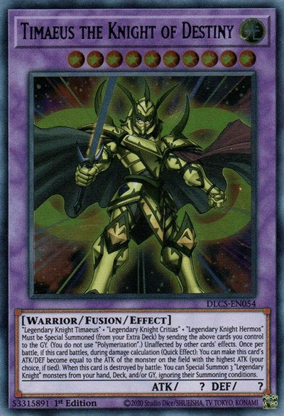 Timaeus the Knight of Destiny [DLCS-EN054] Ultra Rare | Anubis Games and Hobby