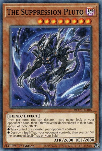 The Suppression Pluto [DLCS-EN106] Common | Anubis Games and Hobby