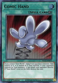 Comic Hand (Green) [DLCS-EN077] Ultra Rare | Anubis Games and Hobby