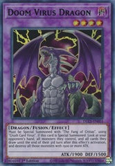 Doom Virus Dragon (Blue) [DLCS-EN055] Ultra Rare | Anubis Games and Hobby