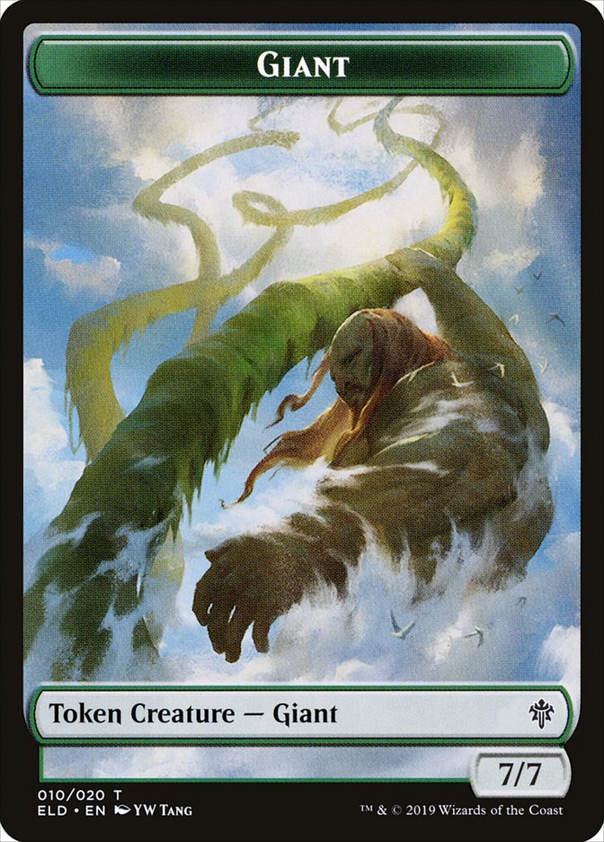 Giant Token [Throne of Eldraine Tokens] | Anubis Games and Hobby