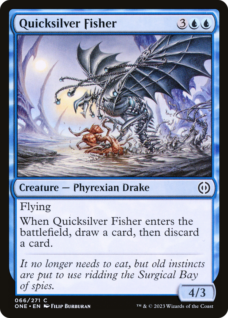 Quicksilver Fisher [Phyrexia: All Will Be One] | Anubis Games and Hobby