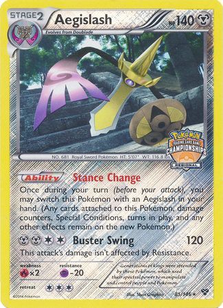 Aegislash (85/146) (Regional Championship Promo) [XY: Base Set] | Anubis Games and Hobby