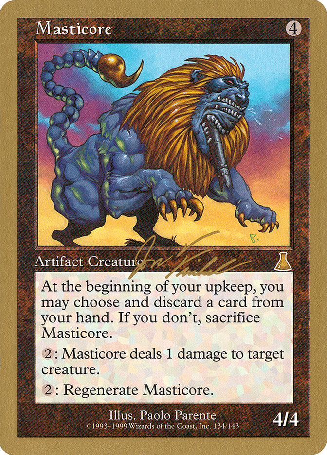 Masticore (Jon Finkel) [World Championship Decks 2000] | Anubis Games and Hobby