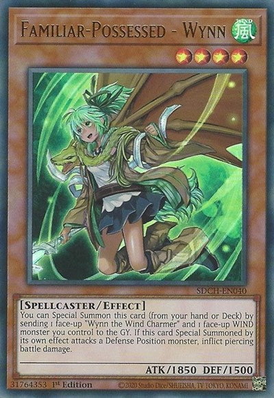 Familiar-Possessed - Wynn (Alternate Art) [SDCH-EN040] Ultra Rare | Anubis Games and Hobby