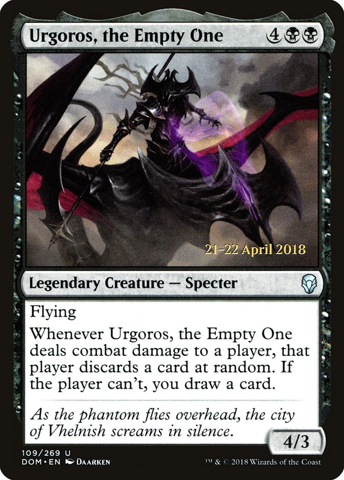 Urgoros, the Empty One [Dominaria Prerelease Promos] | Anubis Games and Hobby