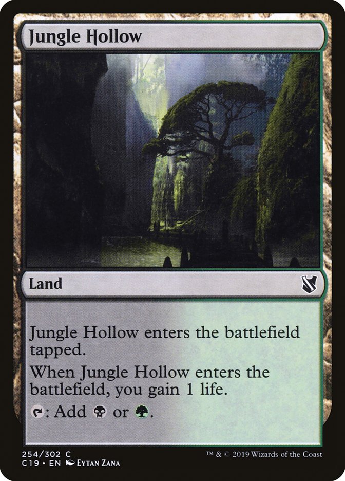 Jungle Hollow [Commander 2019] | Anubis Games and Hobby