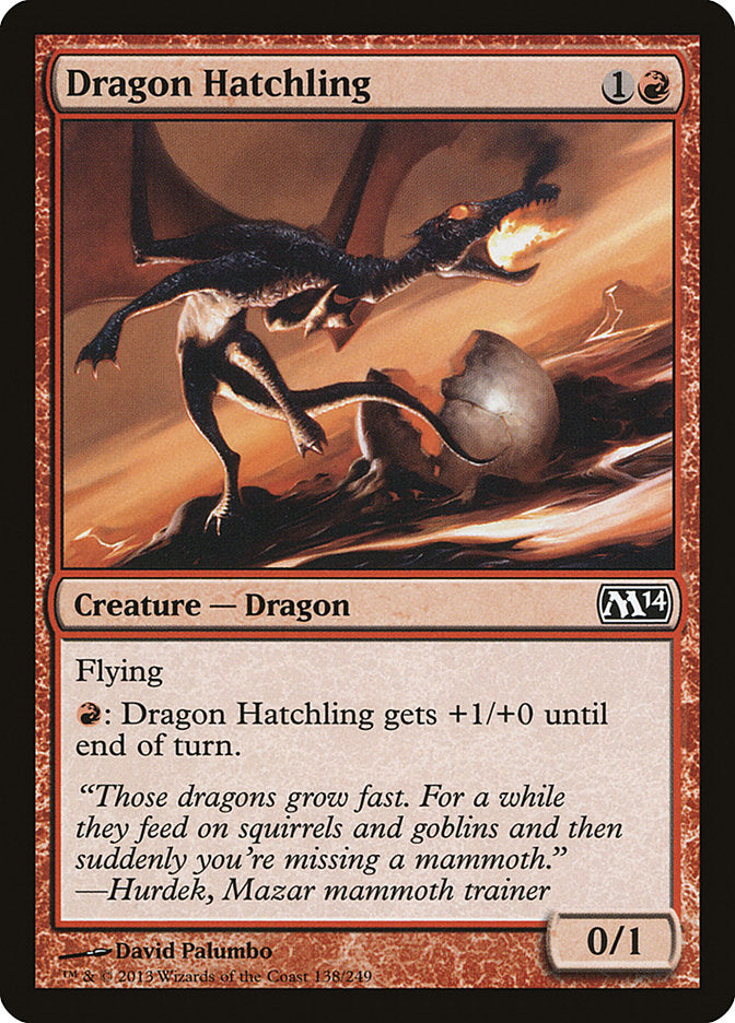 Dragon Hatchling [Magic 2014] | Anubis Games and Hobby