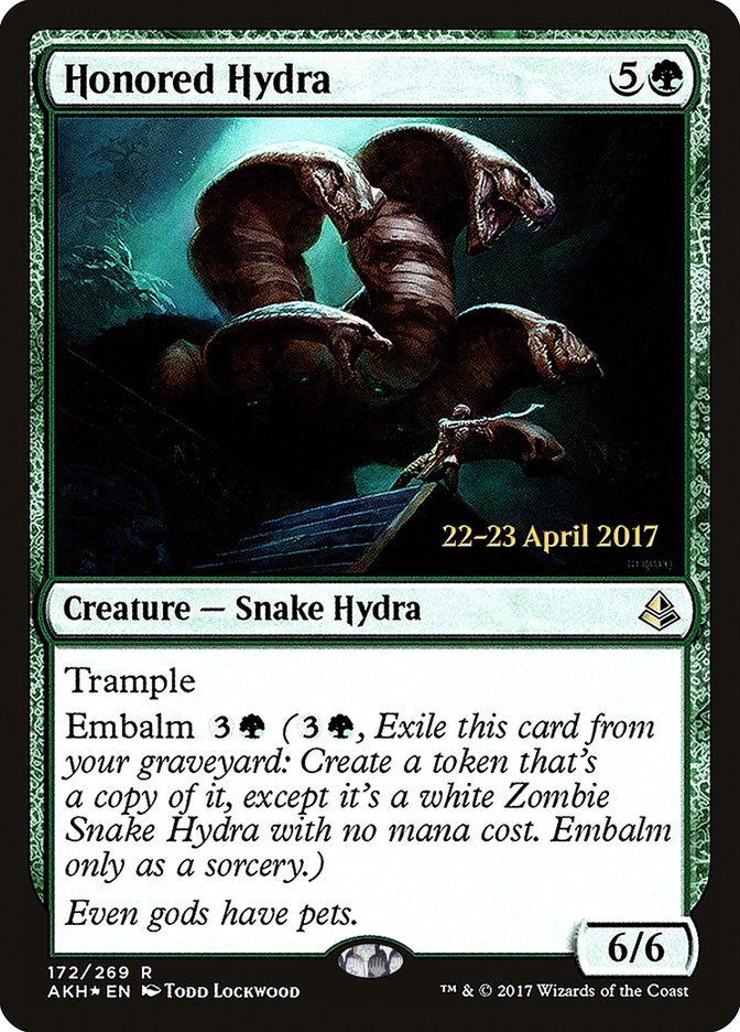 Honored Hydra [Amonkhet Prerelease Promos] | Anubis Games and Hobby