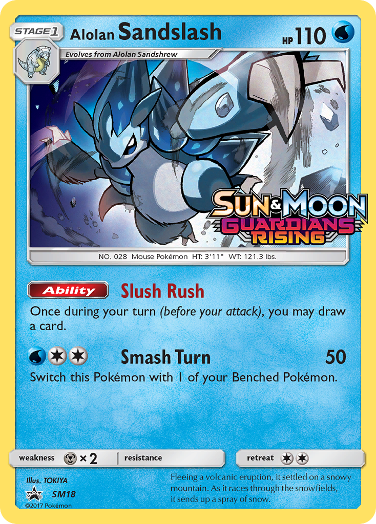 Alolan Sandslash (SM18) (Prerelease Promo) [Sun & Moon: Black Star Promos] | Anubis Games and Hobby