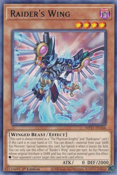 Raider's Wing [MP21-EN166] Rare | Anubis Games and Hobby