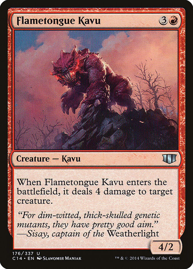 Flametongue Kavu [Commander 2014] | Anubis Games and Hobby