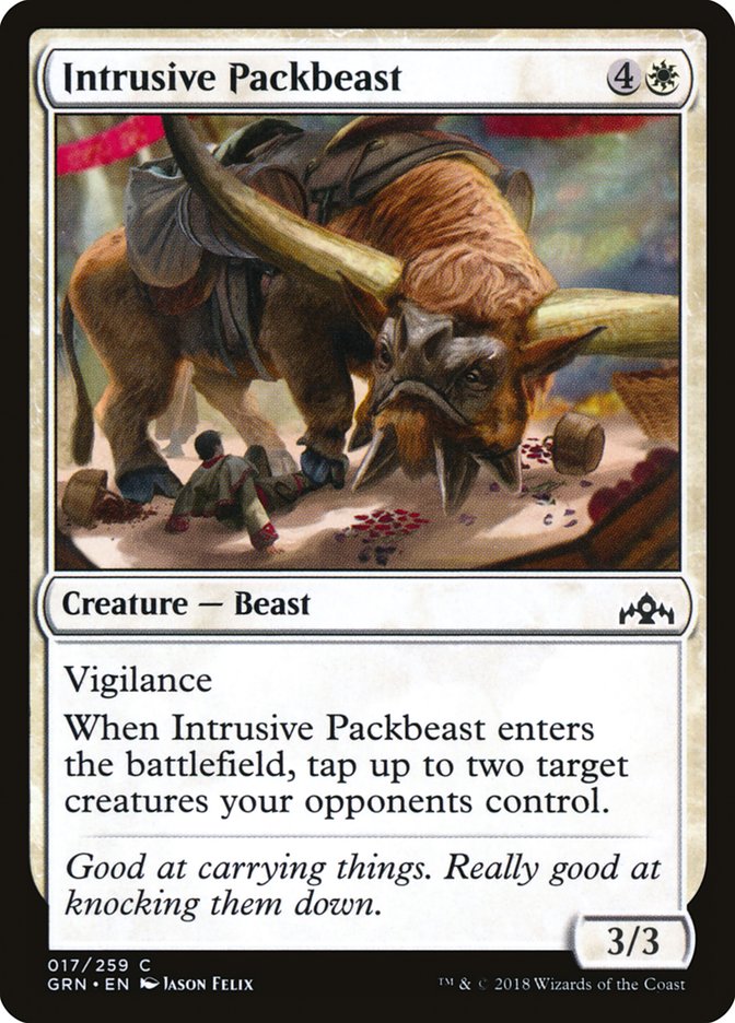 Intrusive Packbeast [Guilds of Ravnica] | Anubis Games and Hobby