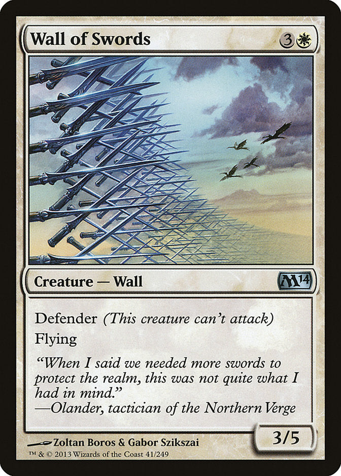 Wall of Swords [Magic 2014] | Anubis Games and Hobby