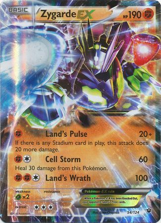 Zygarde EX (54/124) (Jumbo Card) [XY: Fates Collide] | Anubis Games and Hobby