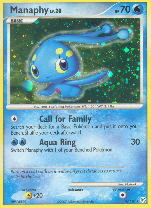 Manaphy (9/130) [Diamond & Pearl: Base Set] | Anubis Games and Hobby