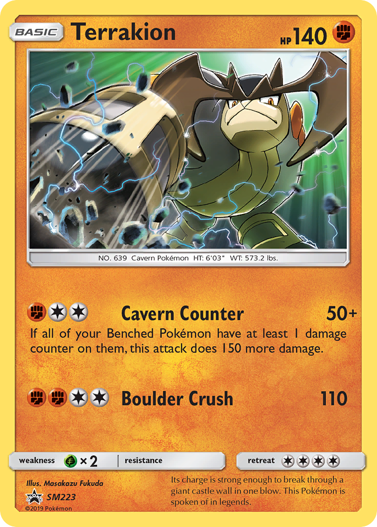 Terrakion (SM223) [Sun & Moon: Black Star Promos] | Anubis Games and Hobby