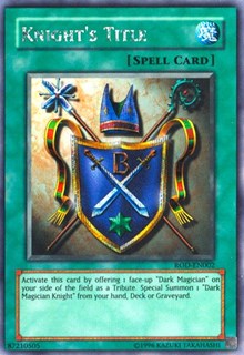 Knight's Title (Reshef of Destruction) [Yu-Gi-Oh! Video Game Promotional Cards] [ROD-EN002] | Anubis Games and Hobby