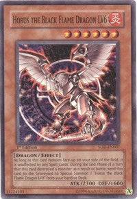 Horus the Black Flame Dragon LV6 [Soul of the Duelist] [SOD-EN007] | Anubis Games and Hobby