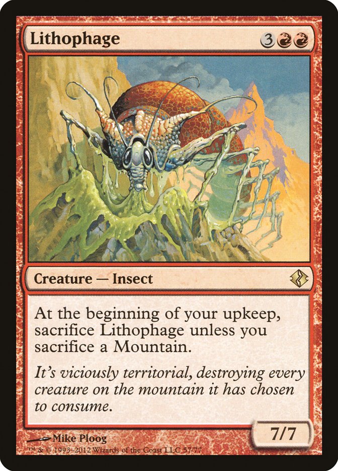 Lithophage [Duel Decks: Venser vs. Koth] | Anubis Games and Hobby