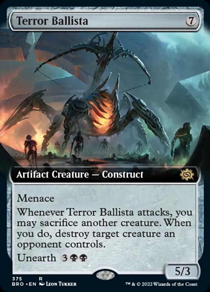 Terror Ballista (Extended Art) [The Brothers' War] | Anubis Games and Hobby