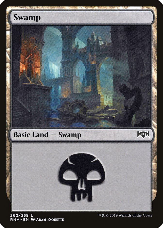 Swamp (262) [Ravnica Allegiance] | Anubis Games and Hobby