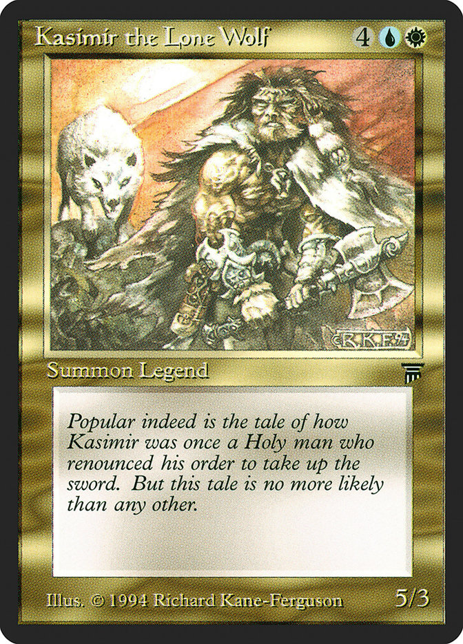 Kasimir the Lone Wolf [Legends] | Anubis Games and Hobby