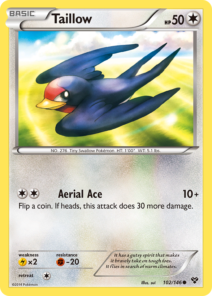 Taillow (102/146) [XY: Base Set] | Anubis Games and Hobby