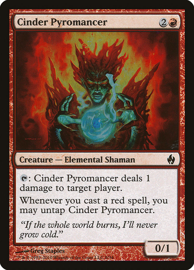 Cinder Pyromancer [Premium Deck Series: Fire and Lightning] | Anubis Games and Hobby