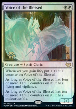 Voice of the Blessed [Innistrad: Crimson Vow Prerelease Promos] | Anubis Games and Hobby