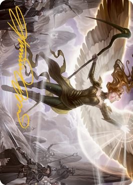 Sigarda's Splendor Art Card (Gold-Stamped Signature) [Innistrad: Midnight Hunt Art Series] | Anubis Games and Hobby