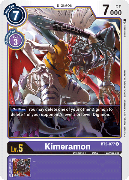 Kimeramon [BT2-077] [Release Special Booster Ver.1.0] | Anubis Games and Hobby