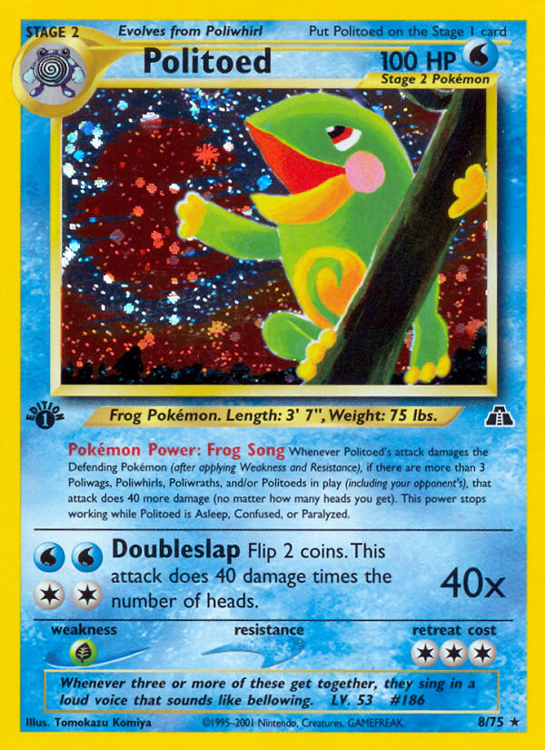 Politoed (8/75) [Neo Discovery 1st Edition] | Anubis Games and Hobby