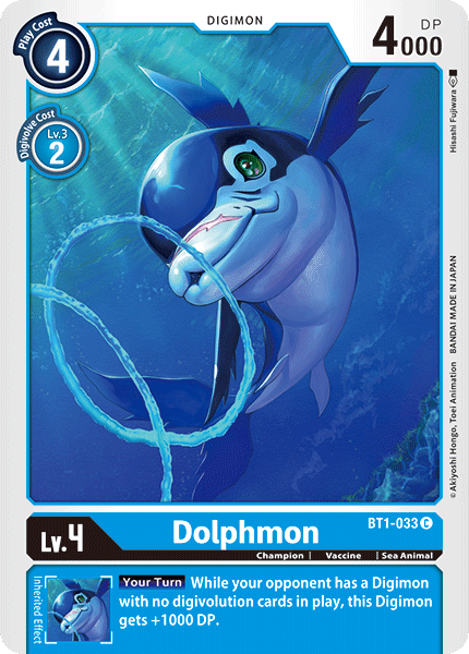 Dolphmon [BT1-033] [Release Special Booster Ver.1.0] | Anubis Games and Hobby