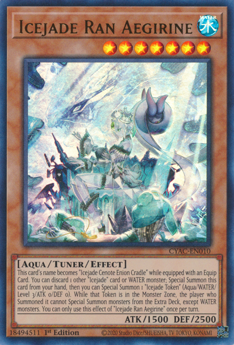 Icejade Ran Aegirine [CYAC-EN010] Ultra Rare | Anubis Games and Hobby