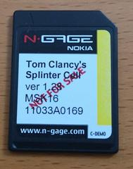 Tom Clancy's Splinter Cell [Not for Resale] - N-Gage | Anubis Games and Hobby
