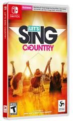 Let's Sing: Country - Nintendo Switch | Anubis Games and Hobby