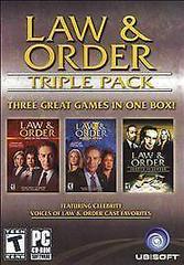 Law & Order Triple Pack - PC Games | Anubis Games and Hobby