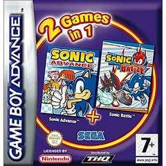 2 Games in 1: Sonic Advance & Sonic Battle - PAL GameBoy Advance | Anubis Games and Hobby