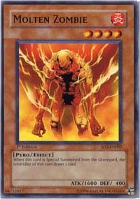 Molten Zombie [Structure Deck: Blaze of Destruction] [SD3-EN007] | Anubis Games and Hobby