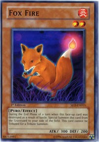 Fox Fire [Structure Deck: Blaze of Destruction] [SD3-EN013] | Anubis Games and Hobby