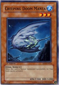 Creeping Doom Manta [Structure Deck: Fury from the Deep] [SD4-EN014] | Anubis Games and Hobby