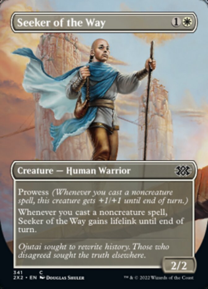 Seeker of the Way (Borderless Alternate Art) [Double Masters 2022] | Anubis Games and Hobby