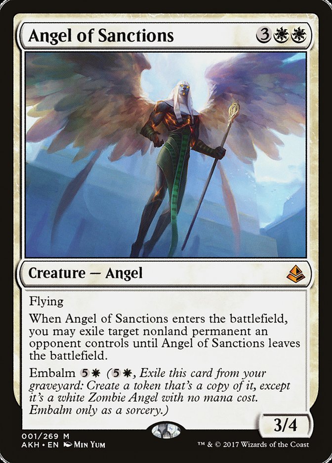 Angel of Sanctions [Amonkhet] | Anubis Games and Hobby