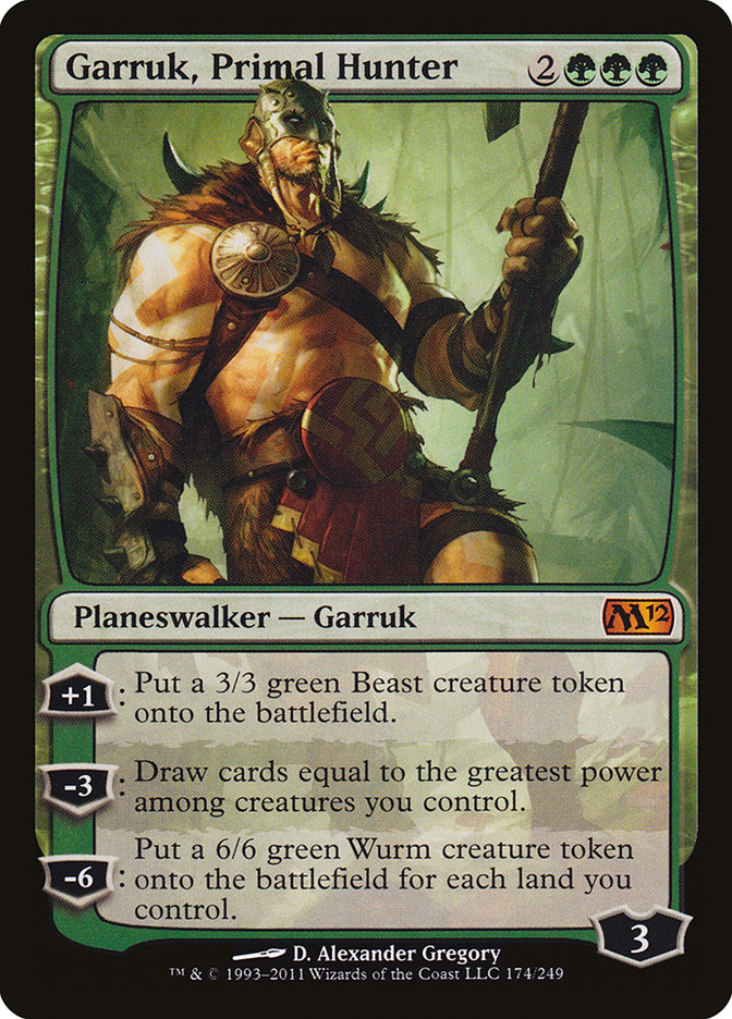 Garruk, Primal Hunter [Magic 2012] | Anubis Games and Hobby