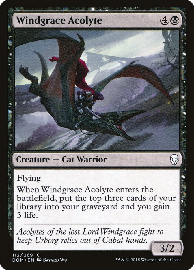 Windgrace Acolyte [Dominaria] | Anubis Games and Hobby