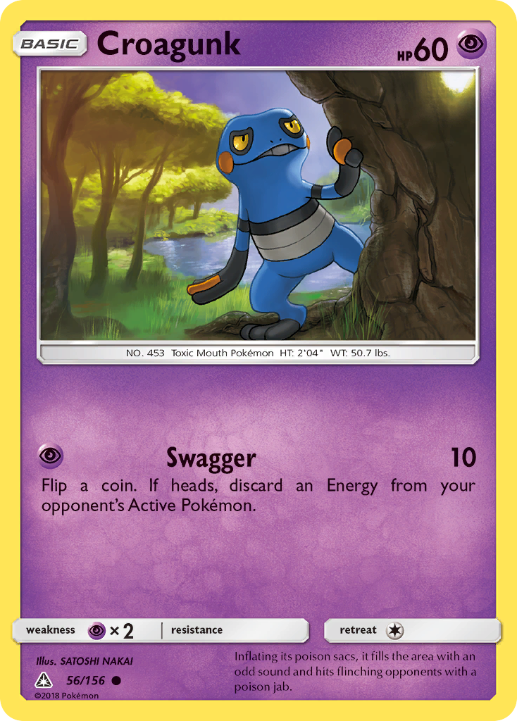 Croagunk (56/156) [Sun & Moon: Ultra Prism] | Anubis Games and Hobby