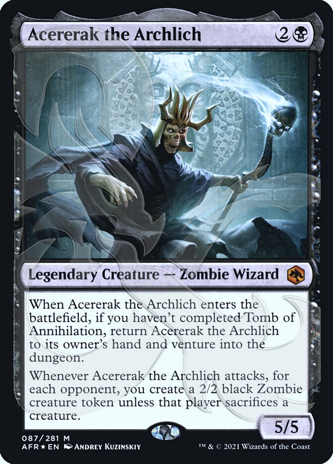 Acererak the Archlich (Ampersand Promo) [Dungeons & Dragons: Adventures in the Forgotten Realms Promos] | Anubis Games and Hobby