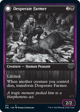 Desperate Farmer // Depraved Harvester [Innistrad: Double Feature] | Anubis Games and Hobby